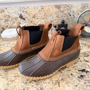 LL Bean Ladies Brown Duck Boots